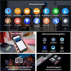 5G 4G FOSSiBOT F115 Ultra Thermal Imaging AI Rugged Phone Android 16 Rangefinder