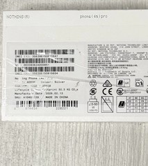 Nothing Phone (4a) Pro 5G Silver 256GB/12GB US Factory Unlocked *Imperfect Box*