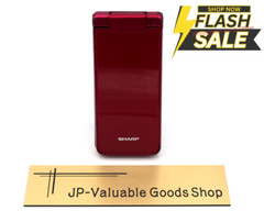 [E] SHARP AQUOS KEITAI SH-N01 RED Touch Cruiser EX Flip Unlocked SIM Free Japan