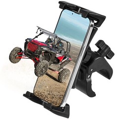 UTV Cell Phone Holder Mount 0.6″-2″ Roll Bar for Polaris RZR Ranger Can Am X3