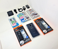 Excellent Samsung Galaxy S9+ SM-G965U (Unlocked) Coral Blue Smartphone + Extras