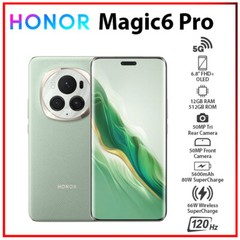 (Unlocked) HONOR Magic6 Pro 5G 12GB+512GB GREEN Dual SIM Android Cell Phone