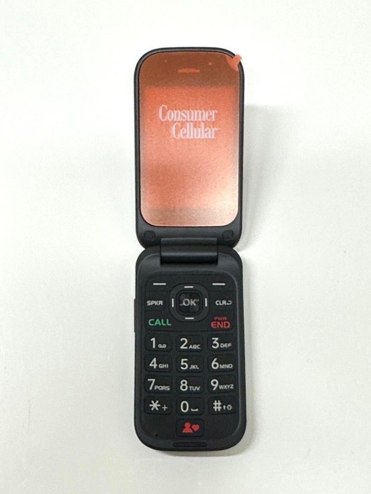 IRIS FLIP SH3320 8GB CONSUMER CELLULAR LOCKED BRAND NEW BLACK COLOR