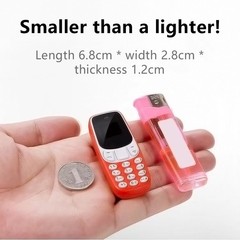 SERVO Mini Mobile Phone 2/3 SIM GSM Bluetooth Dialer Magic Voice Call Recording