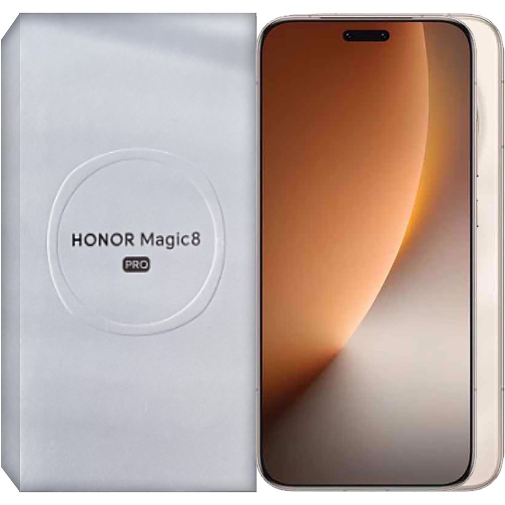 Honor Magic8 Pro 5G Sunrise Gold 512GB + 12GB Dual-SIM Unlocked GSM NEW
