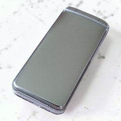 KYOCERA DIGNO KEITAI 3 902KC Silver Android Flip Phone Unlocked Tested Working