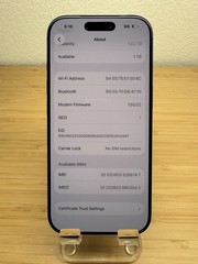 iPhone 17 Pro Blue 1TB Unlocked 8.5/10 Condition 89 Battery Cycle Count