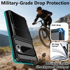 Google Pixel 10/Pixel 10 Pro Case Wallet with Card Holder Heavy Duty Shockproof