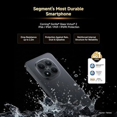 REDMI Note 15 Pro+ 5G (Black,12GB+512GB) Esim Snapdragon 7s Gen 4 Global Version