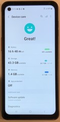 USED GSM UNLOCKED, SAMSUNG GALAXY XCover PRO 64GB SM-G715U ANDROID SMARTPHONE.