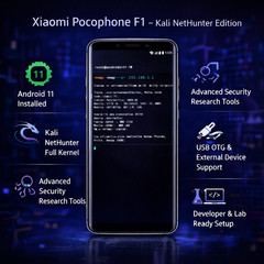 Xiaomi Pocophone F1 – 64 GB – Steel Blue – Kali Nethunter Full Kernel – Magisk