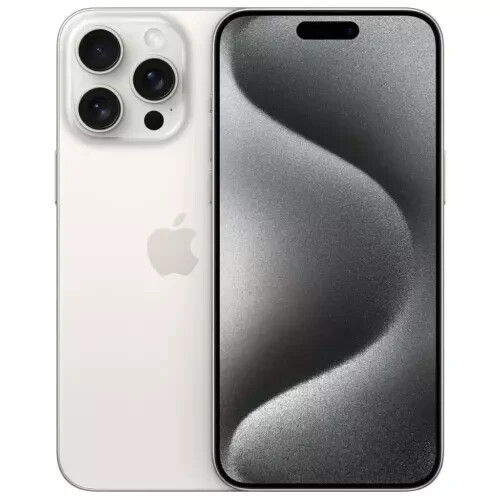 open box Apple iPhone 15 Pro MAX 1 TB WHITE titanium color Unlocked