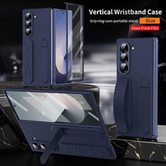 Samsung Galaxy Z Fold 6 Protect Case with Wristband Stand & Full Body Protection