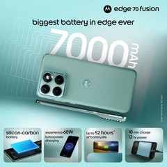 MOTOROLA Edge 70 Fusion (SILHOUETTE, 12+256GB) Snapdragon® 7s Gen 4 SmartPhone.