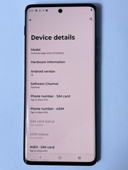 NEW Motorola Edge 5G 2024 256GB 50MP XT2405V Midnight Blue – Visible – TracFone
