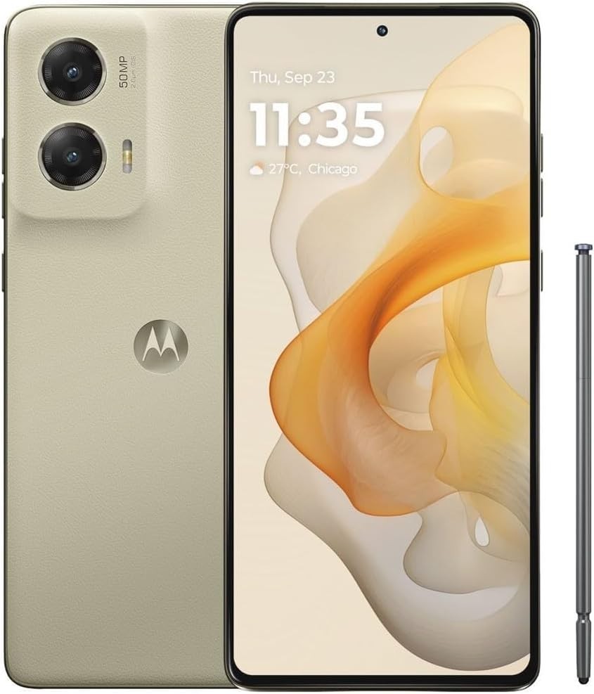 New Unlocked 2024 Motorola Moto G Stylus 5G 256GB Smartphone XT2419-1 Caramel