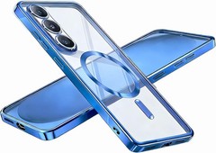 Glossy Luxury Slim Magnetic Case for Samsung Galaxy S26 Plus, Camera Cover Inclu