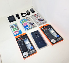 Excellent Samsung Galaxy S9+ SM-G965U (Unlocked) Coral Blue Smartphone + Extras