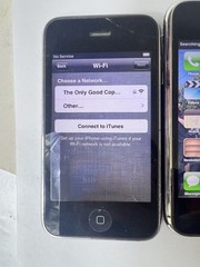 Lot of 5 Apple iPhone 3GS 8 GB 16GB Black A1303 1w Bad Batt🪫and various Issues