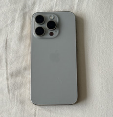 Apple iPhone 15 Pro 256GB Silver Unlocked Bar Style Smartphone (Used)