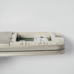Fujitsu F-01G Gold Raku-Raku Basic 4 Flip Phone Japanese Docomo Cell Phone Used