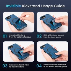 For iPhone 16e & 17e Case with Shockproof Protection & Screen Protector MagSafe