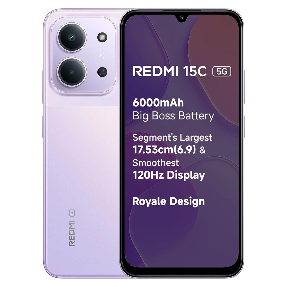 REDMI 15C 5G Factory Unlocked 8GB 128GB MediaTek Dimensity 6300 Global Version