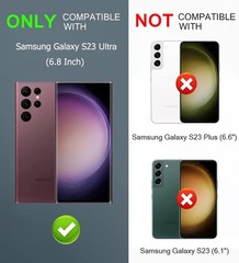 Matte Privacy Screen Protector & Flexible TPU Film for Samsung Galaxy S23 Ultra