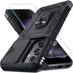 Samsung Galaxy A16 5G/4G Case Built in Slide Camera Lens Cover + Screen Protecto