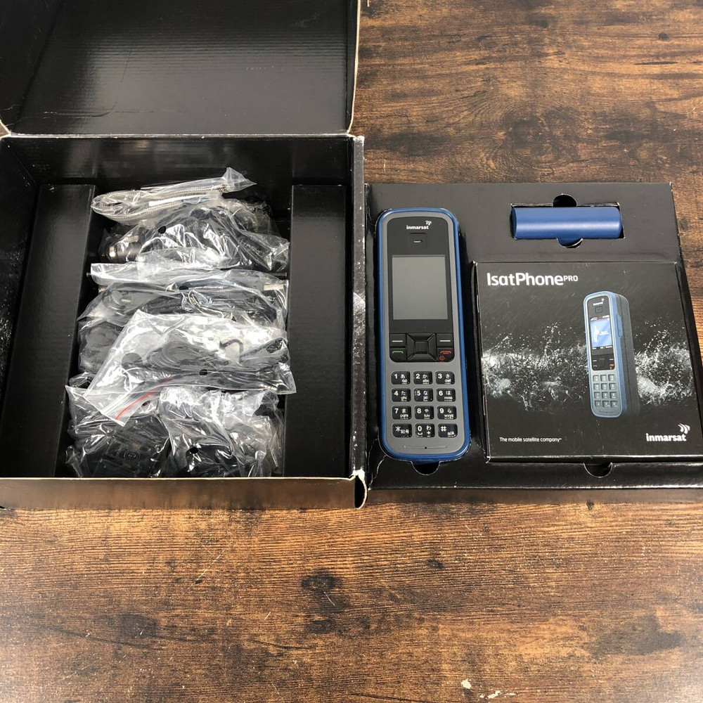 Inmarsat IsatPhone Pro Unlocked Satellite Phone GPS Global Coverage Emergency
