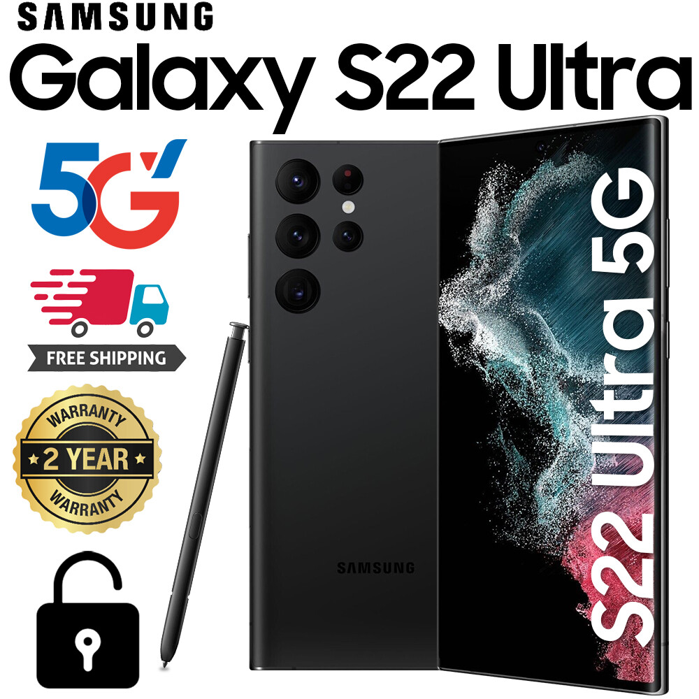 ✤New Sealed✤ Samsung Galaxy S22 Ultra 5G 128GB (Unlocked) T-Mobile Att Verizon