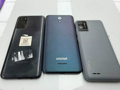 Lot Of 3 PHONES FOXX A551, ICON 2, GALAXY A03S