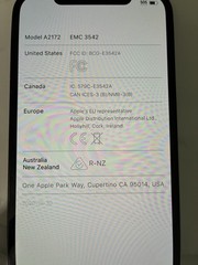 Apple iPhone 12 64GB (Model A2172 EMC 3542) Black (AT&T) iOS Slate Style