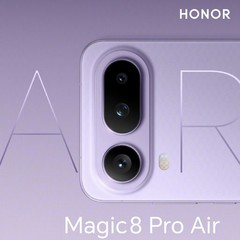 Honor Magic8 Pro Air 5G Dimensity 9500 MagicOS 10 6.31-inch 120Hz 80W 64MP NFC
