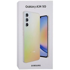 Samsung Galaxy A34 5G Awesome Silver 128GB + 6GB Dual-Sim Unlocked GSM NEW