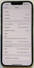 TESTED USED GSM UNLOCKED GREEN iPhone 13, 128GB A2482 MNG63LL/A WITH 86% BATTERY