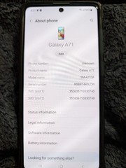 Samsung Galaxy A71 SM-A715F 128GB Prism Blue Original Box – Tested