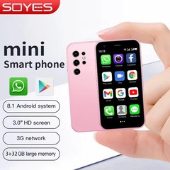 Mini Smartphones Android 8.1 Dual SIM 3.0” HD 1000mAh Battery WIFI Bluetooth 3G