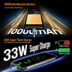 Blackview BV8900 Thermal Imaging Rugged Smartphone Android 13 16GB+256GB 33W NFC