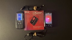 Lot of 2 LG Rumor 2 Virgin Mobile Phones + Chargers – Working / Issues
