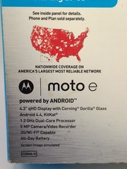 Net 10 Wireless Moto e Prepaid Tracfone Touch Screen