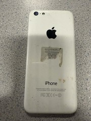 For Parts Powers On, Apple iPhone 5c A1532 White
