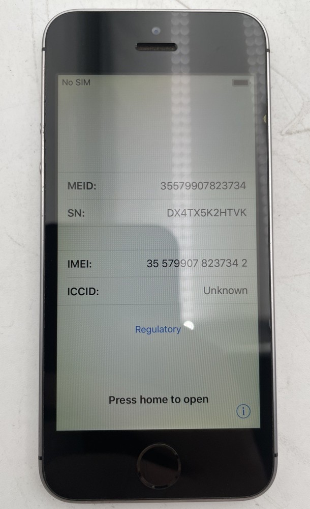 Apple iPhone SE 1st Gen A1662 32GB Unlocked Space Gray 89% Battery Grade B