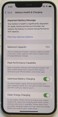 USED WHITE GSM UNLOCKED iPhone 12, 128GB A2172 MGET3LL/A (76% BATTERY HEALTH).