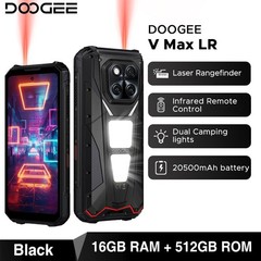 DOOGEE V Max LR 5G Rugged Phone Android 15 Mobile Waterproof Rangefinder Global