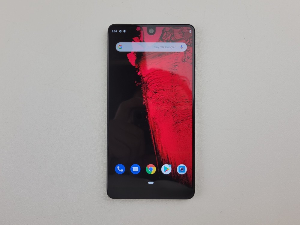 Essential Phone (PH-1) 128GB – Black (Unlocked) Smartphone – SMALL ISSUE – H8123