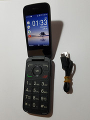 At&t Cricket SMARTFLIP 4052R GSM 4G LTE Flip Cell Phone Basic Flips Prepaid