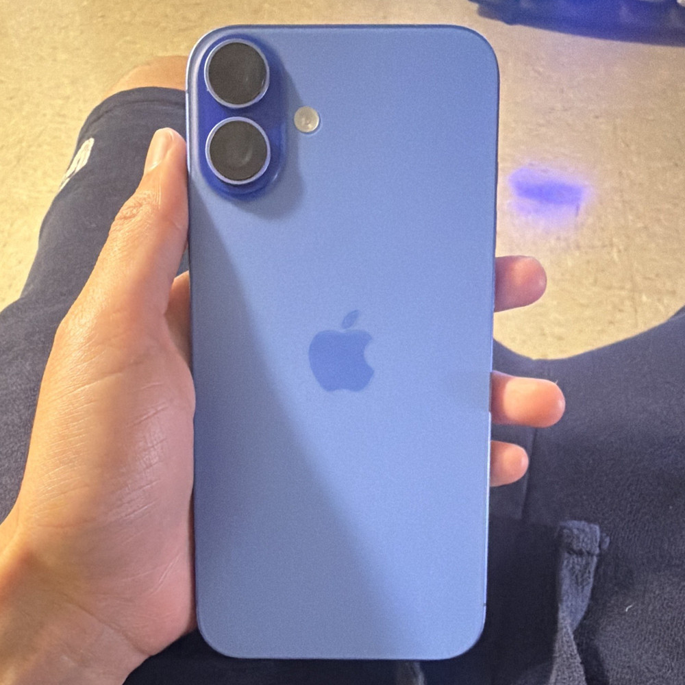 Apple iPhone 16 Plus 256GB Blue T-Mobile 12MP Bar Smartphone Open Box