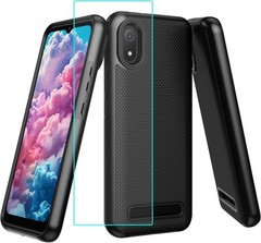 Cloud Mobile Stratus C8 Phone Case with Screen Protector, Dual Layer Heavy Duty