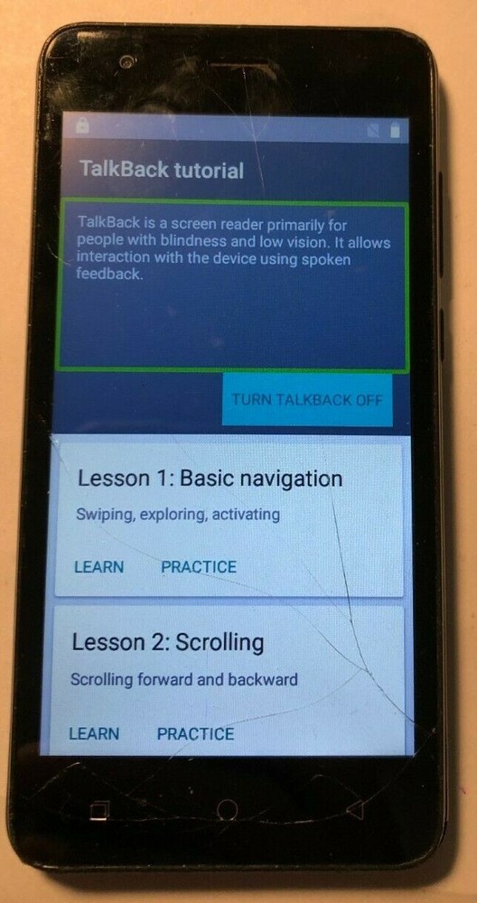 Coolpad Illumina 3310A Sprint Cell Phone Good Parts Repair Crack Stuck in Set Up